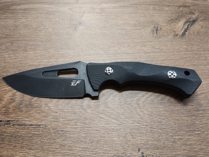 Nóż z ostrzem stałym EDC stal D2 59-60HRC G10 taktyczny survivalowy 23 cm