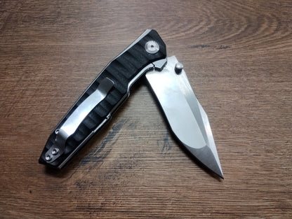 Nóż składany EDC 9Cr18MoV G10 58-59HRC taktyczny outdoor survivalowy 219 mm