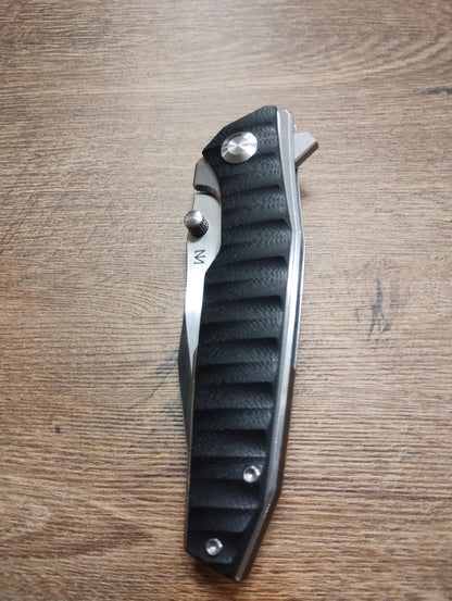 Nóż składany EDC 9Cr18MoV G10 58-59HRC taktyczny outdoor survivalowy 219 mm