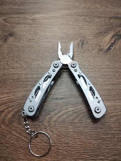 Multitool kieszonkowy 12w1 – kompaktowe szczypce wielofunkcyjne + pokrowiec