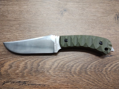 Nóż z ostrzem stałym – stal nierdzewna, pochwa kydex, wytrzymały EDC