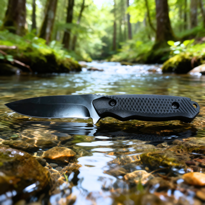 Nóż taktyczny z ostrzem stałym ze stali nierdzewnej – 20 cm