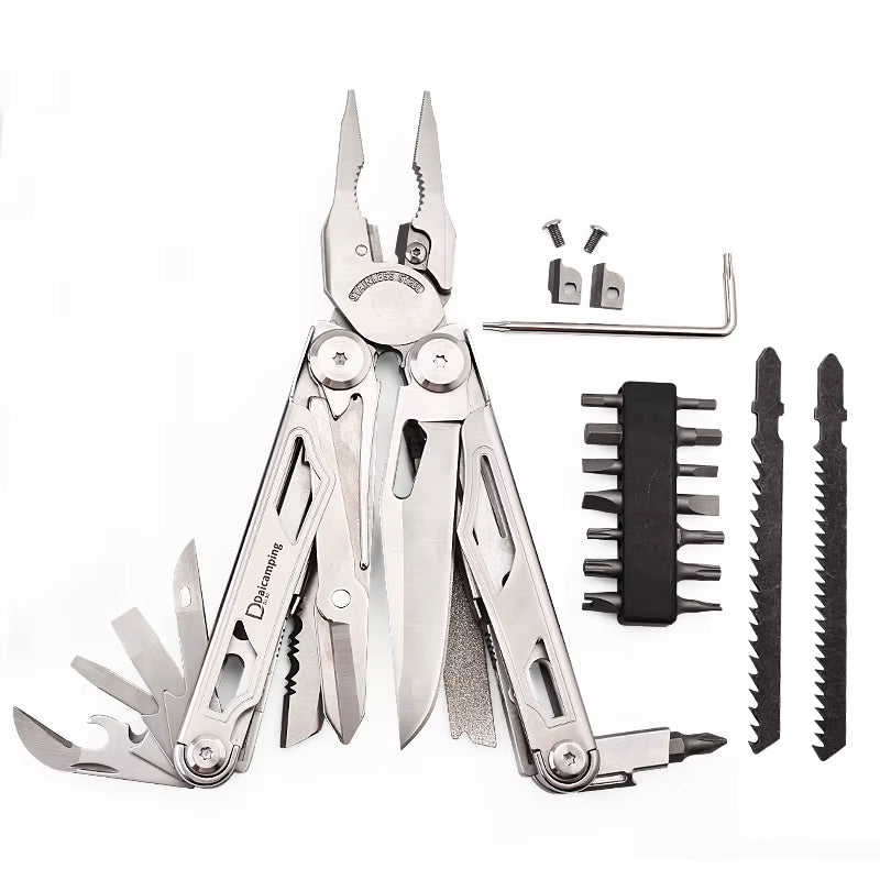 Multitool Full Set Silver – narzędzie 30w1 ze stali nierdzewnej w etui