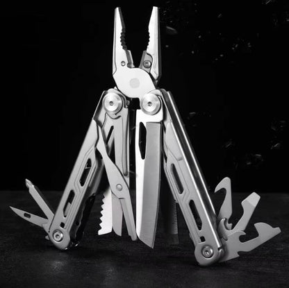 Wielofunkcyjny Multitool Survivalowy z 16 Narzędziami – Stal Nierdzewna