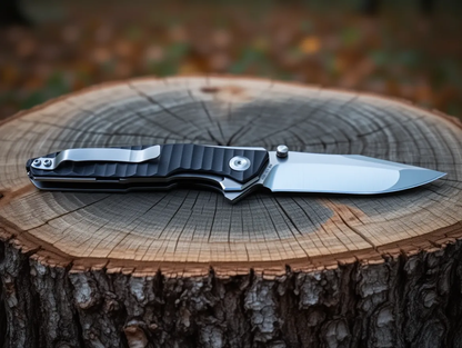 Nóż składany EDC 9Cr18MoV G10 58-59HRC taktyczny outdoor survivalowy 219 mm